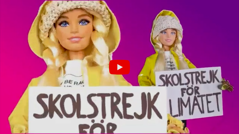 MyCelia EcoWarrior Barbie pranks petrochemical plastic pinkwasher Mattel